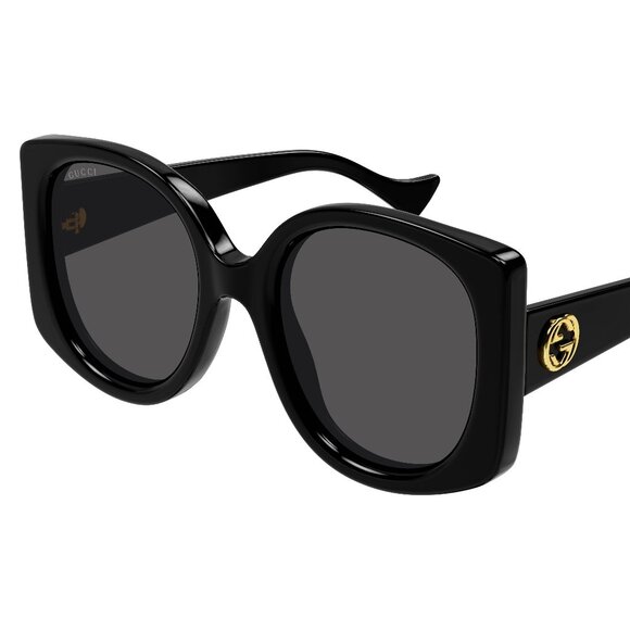 NEW GUCCI GG1257S 001 WOMEN'S SUNGLASSES BLACK GUCCI - Picture 5 of 7